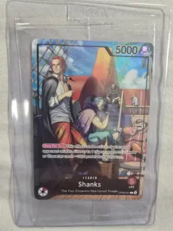 Shanks (2025 PSA Magazine Promo) OP09-001 One Piece Promotion Card Sealed - Image 3