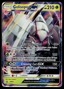Pokemon Card Sun & Moon Promo Golisopod GX SM62 - Image 1