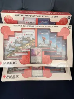 Lot of 3 Magic The Gathering Avatar Jumpstart & Play Battle Box Factory Sealed - Image 1