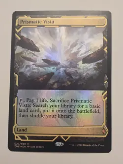 1x Prismatic Vista FOIL Expedition NM/M Zendikar Rising Magic The Gathering - Image 1
