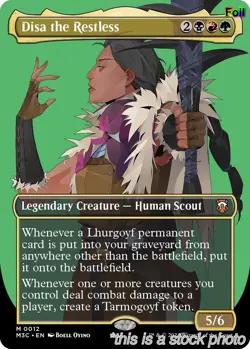 Disa the Restless (Borderless) [M3C - 12FoilMagicNM - Image 1