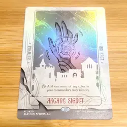 Arcane Signet, Foil, Secret Lair Rovina Cai 0820, Magic MTG NM / LP 002 - Image 1