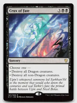 Crux of Fate 107 Rare Commander 2017 Magic: The Gathering Near Mint - Image 1