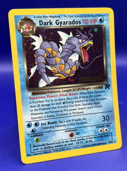 Pokemon Team Rocket Prerelease Dark Gyarados 8/82 Promo Holo Rare LP+ - Image 2