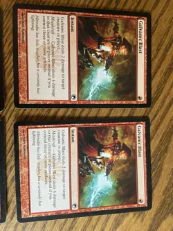 MTG Galvanic Blast - Scars Of Mirrodin #91 X4 - Image 3