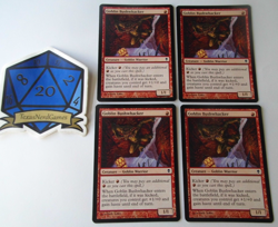 x4 Goblin Bushwhacker Zendikar MTG Magic The Gathering TexasNerdGames DSC - Image 1