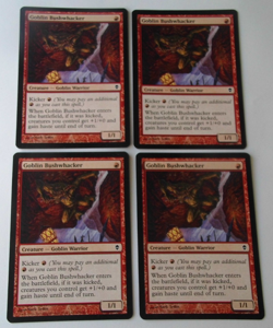 x4 Goblin Bushwhacker Zendikar MTG Magic The Gathering TexasNerdGames DSC - Image 2