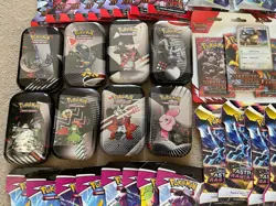 Pokemon Lot Of Sealed Product! Blisters, Tins, 3 Pack Blisters & More! - Image 3