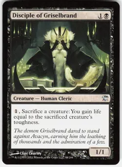 Disciple of Griselbrand 98 Uncommon Innistrad Magic: The Gathering LP - Image 1