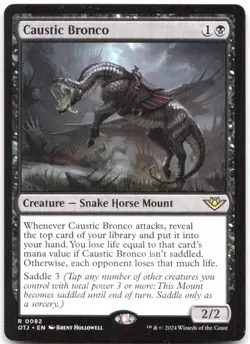 Caustic Bronco [OTJ - 82 Lightly Played] - Image 2