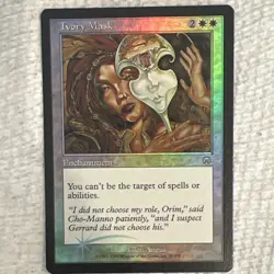 Wizards of the Coast Magic: The Gathering Ivory Mask Mercadian Masques Foil Rare - Image 1
