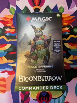 MTG Sealed Commander Deck Bloomburrow: Peace Offering GRU Brand New In Box - Image 1