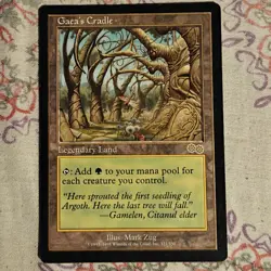 Gaea's Cradle Near Mint! nm Urza's Saga Rare MTG Magic Legendary Land - Image 2