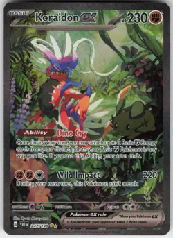 Koraidon ex 247/198 Special Illustration Rare Scarlet & Violet Pokemon Holo NM - Image 1