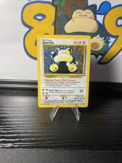 Snorlax 11/64 Pokemon TCG Jungle 1999 No Symbol Error Holo Rare Vintage WOTC - Image 3