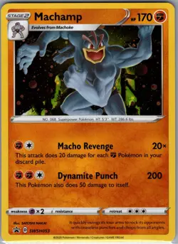Machamp SWSH053 - Pokemon TCG SWSH Black Star Promos - Holo Promo (NM) - Image 1