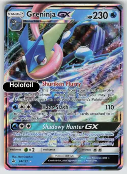 Pokemon - Greninja GX - Holofoil [SM06 - 24/131 Near Mint] - Image 2