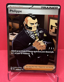 Pokemon | Philippe | CRI 110/086 | Ultra Rare | Full Art | Holo | NM - Image 1