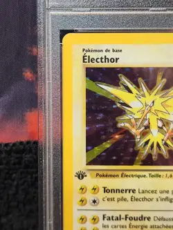 Pokemon TCG 1999 - PSA 6 - Zapdos Holo 1st Edition 16/102 - French Electhor - Image 4