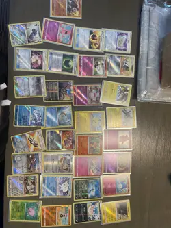 Pokemon TCG Lot Of 33 Sun And Moon Reverse Holos - Image 1
