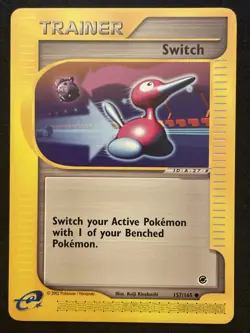2002 Pokemon e-Series Expedition Base Set 157/165 Switch - Image 1