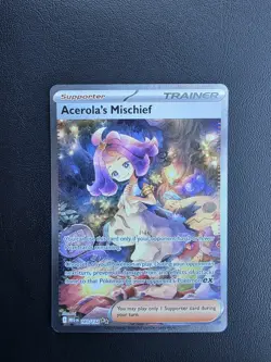 Acerola's Mischief SIR: Mega Evolutions 183/132 NEAR MINT In Hand Pokemon TCG - Image 1