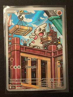 Pokemon TCG Timburr 125/086 SV: Black Bolt 2025 NM - Image 1