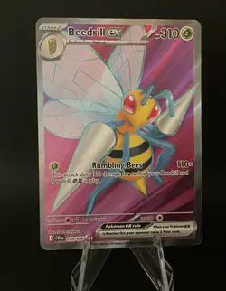 🐝✨ Pokemon Beedrill ex #098/086 | Chaos Rising | Full Art Double Ultra Rare ✨🐝 - Image 1