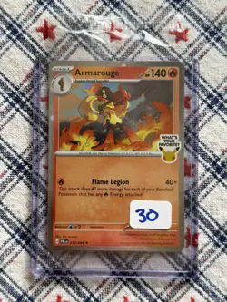 Pitch Black Armarouge Best Buy Promo Holo Rare 30th Stamped Factory Sealed - Image 1