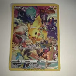 Pokemon TCG Pikachu Full Art Holo Secret Rare Crown Zenith 160/159 ENG 2023 - Image 1