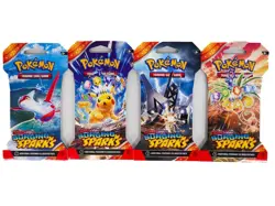 Pokemon TCG: Scarlet and Violet Surging Sparks x1 Sleeved Booster Pack Sealed - Image 1