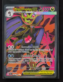 Mega Dragalge ex | 104/086 | Pokemon ME04: Chaos Rising NM - Image 1