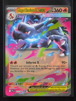 Mega Charizard X ex | 013/094 | Pokemon ME02: Phantasmal Flames NM - Image 1