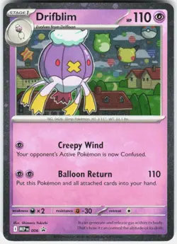 Drifblim 006 Holo Promo ME: Mega Evolution Promo Pokemon Near Mint - Image 1