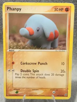 Yuka Morii Phanpy 69/107 Common Deoxys Pokemon (Damaged) - Image 1