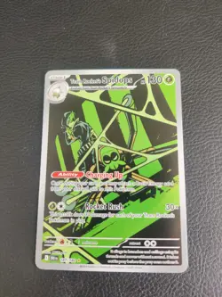 Pokemon TCG - Team Rockets Spidops 187/182 Illustration Rare Destined Rivals - Image 1