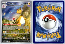 Ampharos 090/086 CHAOS RISING Illustration Rare HOLO NEAR MINT - Image 3