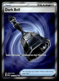 Dark Bell 106/084 Ultra Rare Pitch Black Pokemon Holo Near Mint - Image 1