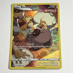 Rockruff - Silver Tempest - Full Art Holo Rare - NM TG07/TG30 - Pokemon TCG - Image 1