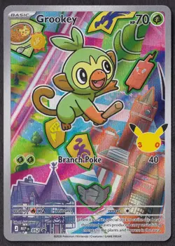 Grookey 052 Promo ME: Mega Evolution Promo Pokemon Holo Near Mint - Image 1