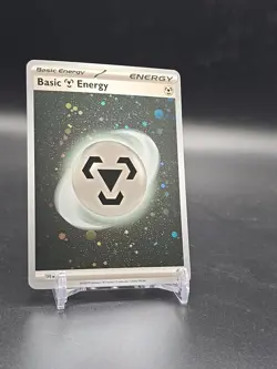 Basic Steel / Metal Energy 008 Cosmo Holo Pokemon 151 English NM-M - Image 1