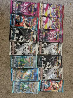 14 Korean Pokemon booster packs - Image 1