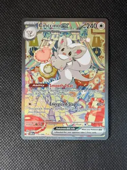 Cinccino ex 119/086 Holo Special Illustration Rare Chaos Rising Pokemon NM - Image 1