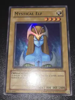 Yugioh: Mystical Elf - LOB-062 - Super Rare - 1st Edition - American English - Image 2