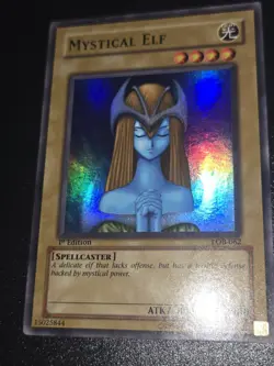 Yugioh: Mystical Elf - LOB-062 - Super Rare - 1st Edition - American English - Image 3