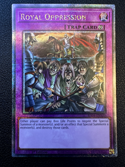 Yugioh! TCG - Royal Oppression - Quarter Century Secret Rare - RA04-EN120 - Image 1