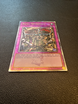Yugioh! TCG - Royal Oppression - Quarter Century Secret Rare - RA04-EN120 - Image 2