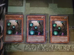 YUGIOH TCG 3X ROYAL MAGICAL LIBRARY SDSC/SD6 COMMON 1ST EDITION - Image 1