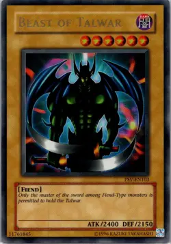 Beast of Talwar PSV-EN103 Pharaoh's Servant Yu-Gi-Oh Unlimited NM - Image 1