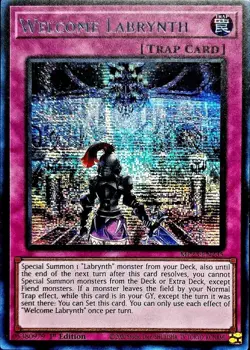 Yugioh! Welcome Labrynth - MP23-EN235 - Prismatic Secret Rare - 1st Edition - Image 1